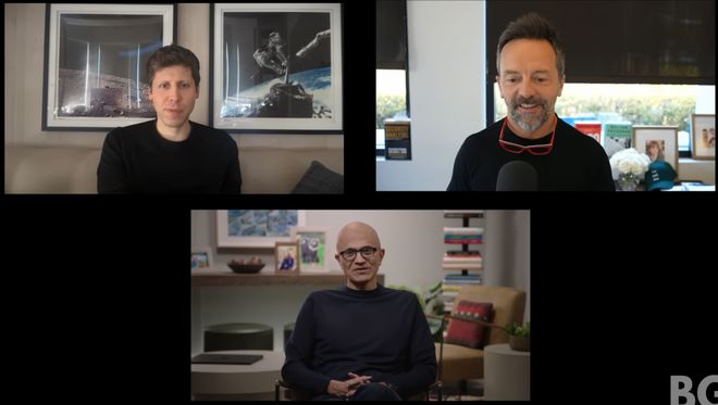 首次对谈：「我们是天作之合！」新葡京奥特曼和纳德拉艰难重组后(图5)